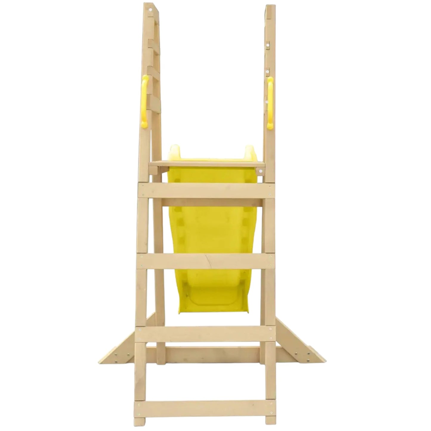 Детска Дървена Катерушка с Пързалка 2.2 м GINGER HOME, За Игра на Двора