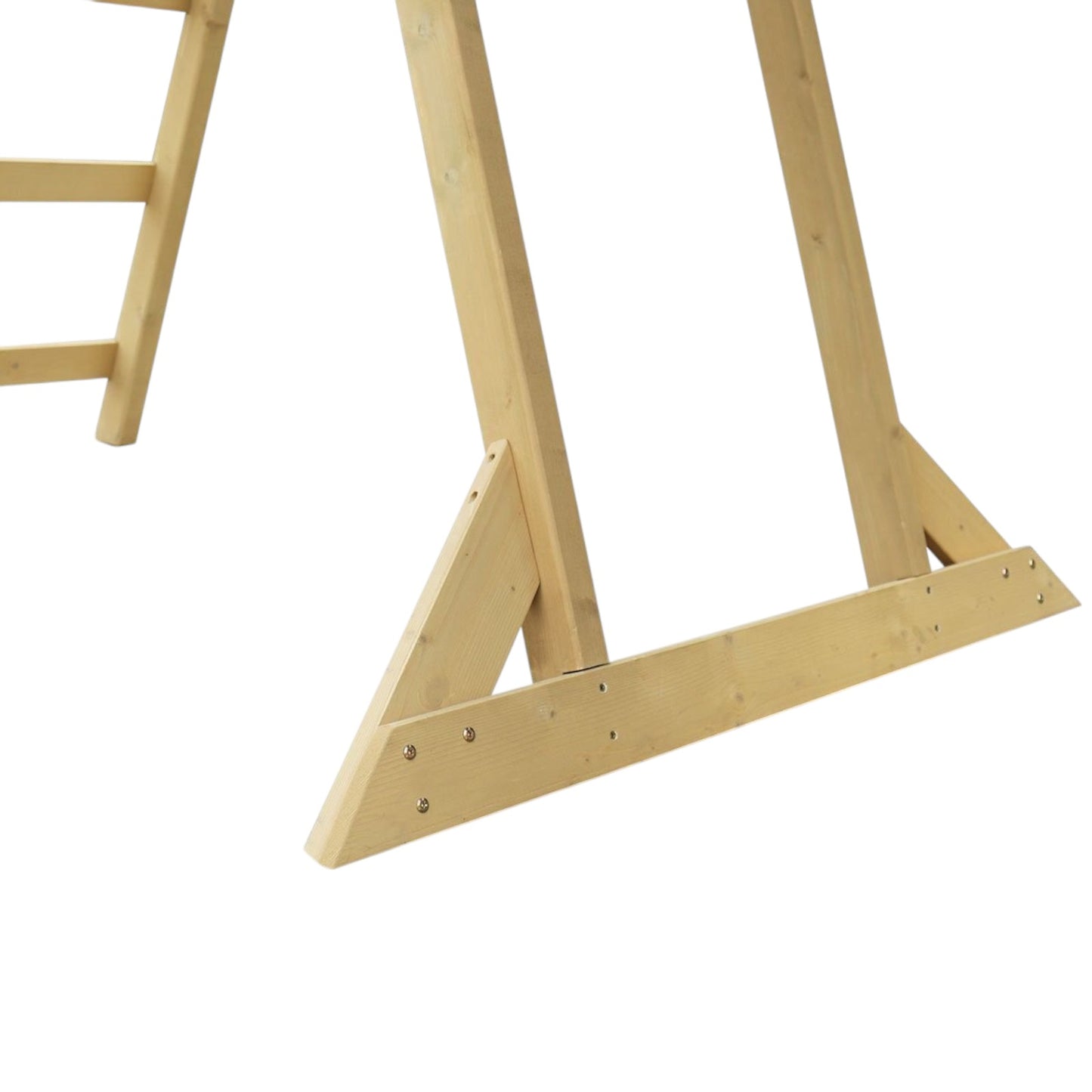Детска Дървена Катерушка с Пързалка 2.2 м GINGER HOME, За Игра на Двора