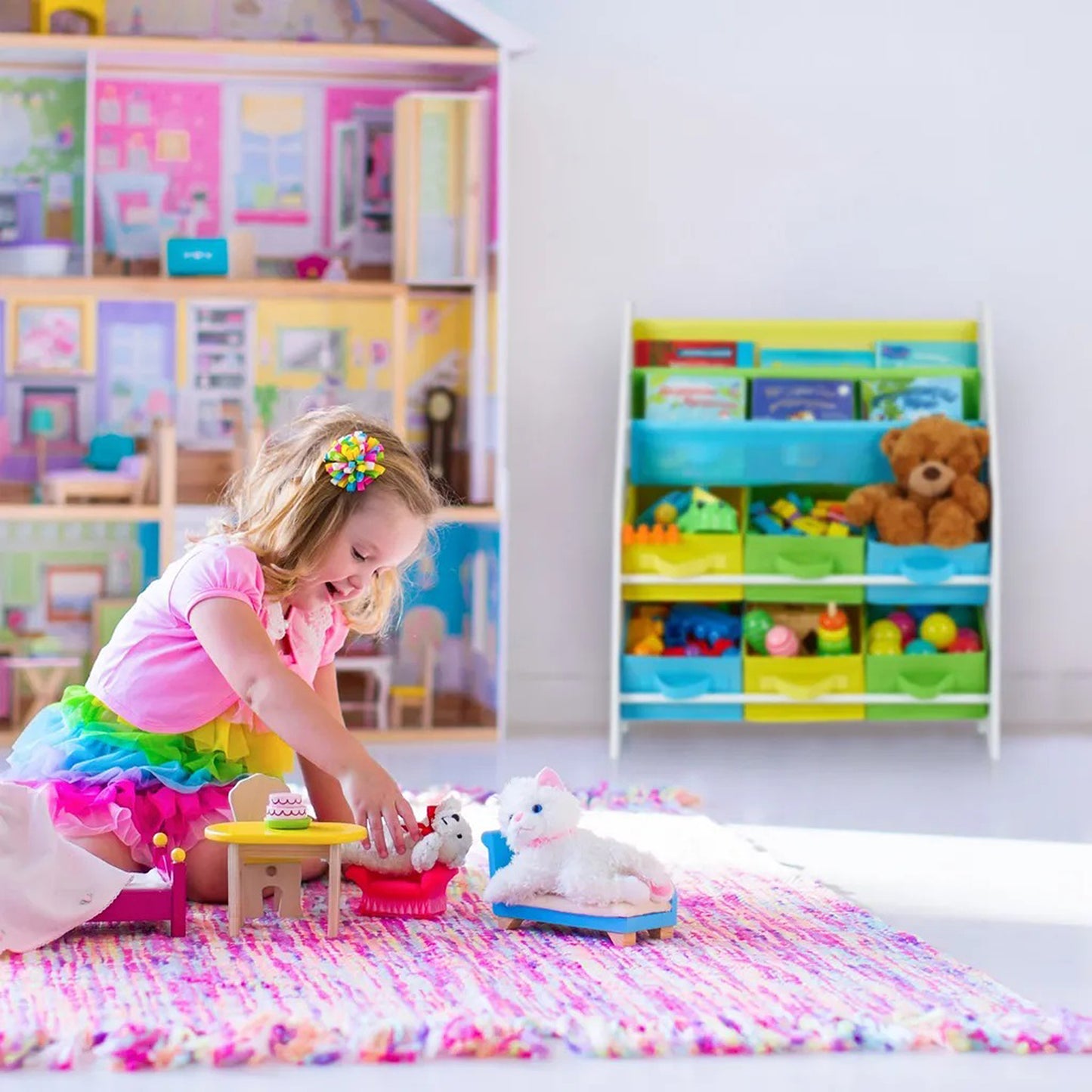 Детска Етажерка за Книжки и Играчки FOREST JWTR-3171