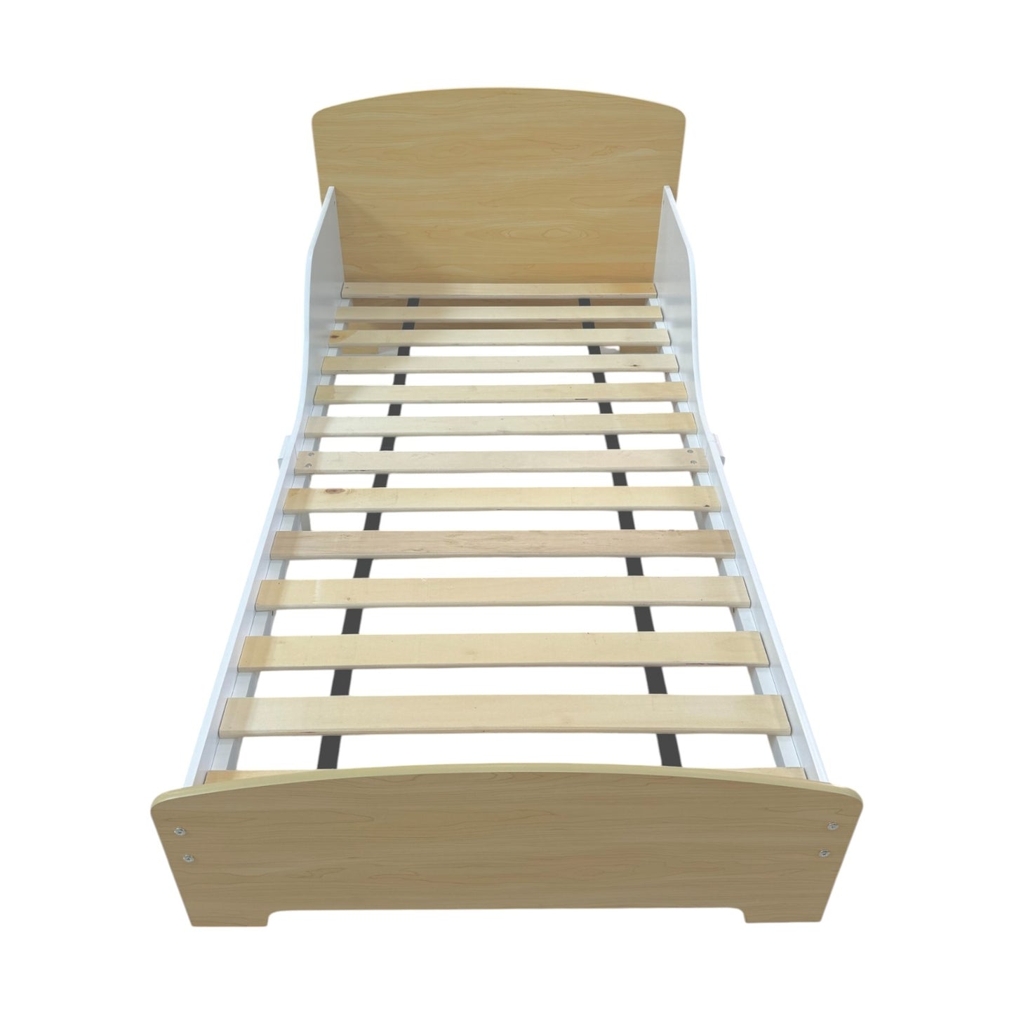 Детско Дървено Легло със Защита и Подматрачна Рамка 140/70 см – GINGER HOME