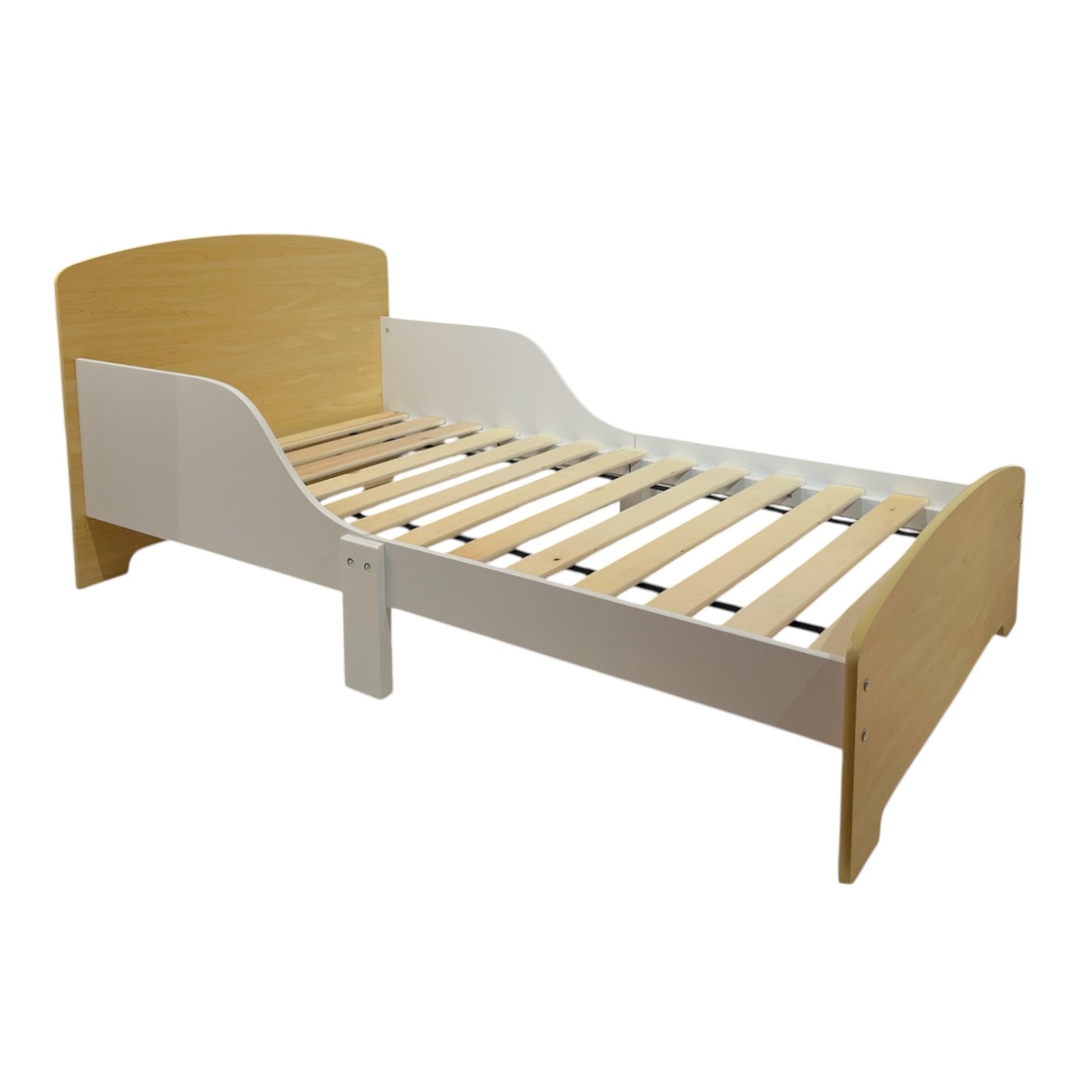 Детско Дървено Легло със Защита и Подматрачна Рамка 140/70 см – GINGER HOME