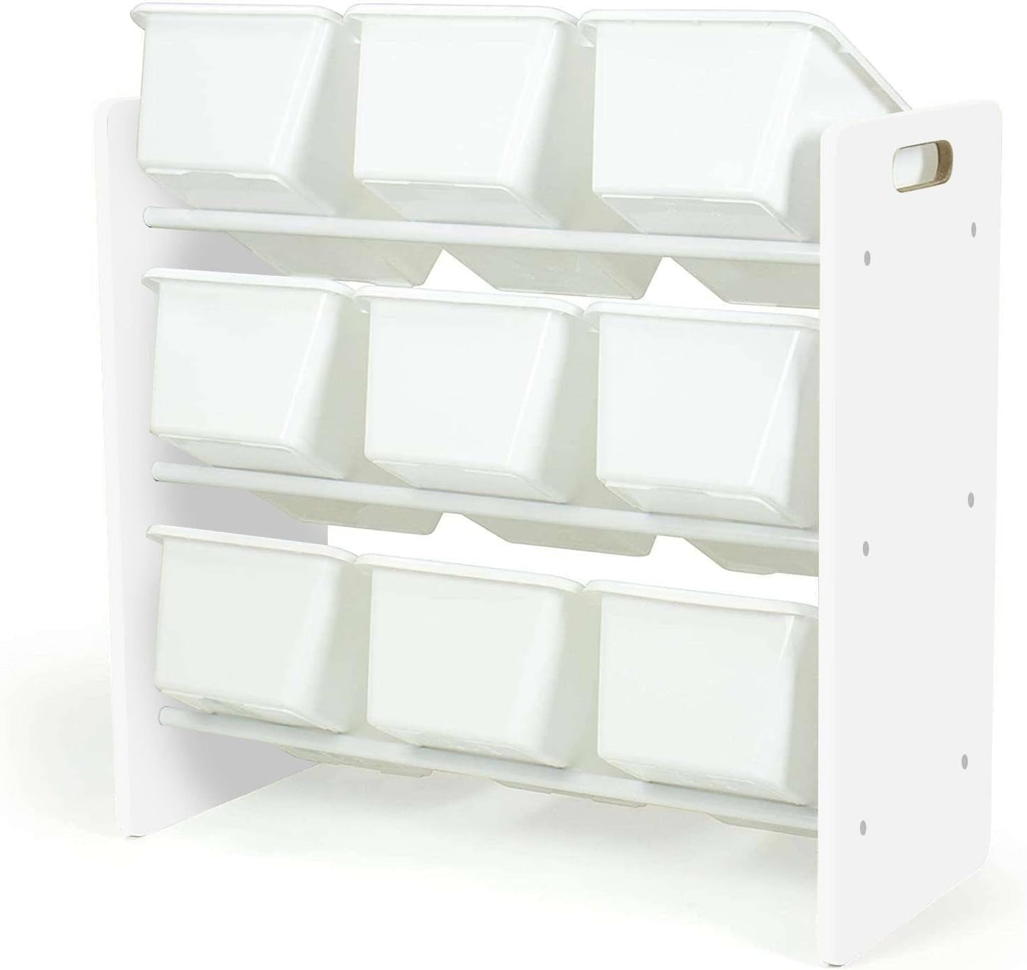 Етажерка за играчки GINGER HOME с 9 Кутии за Съхранение WHITE JWTR-3006