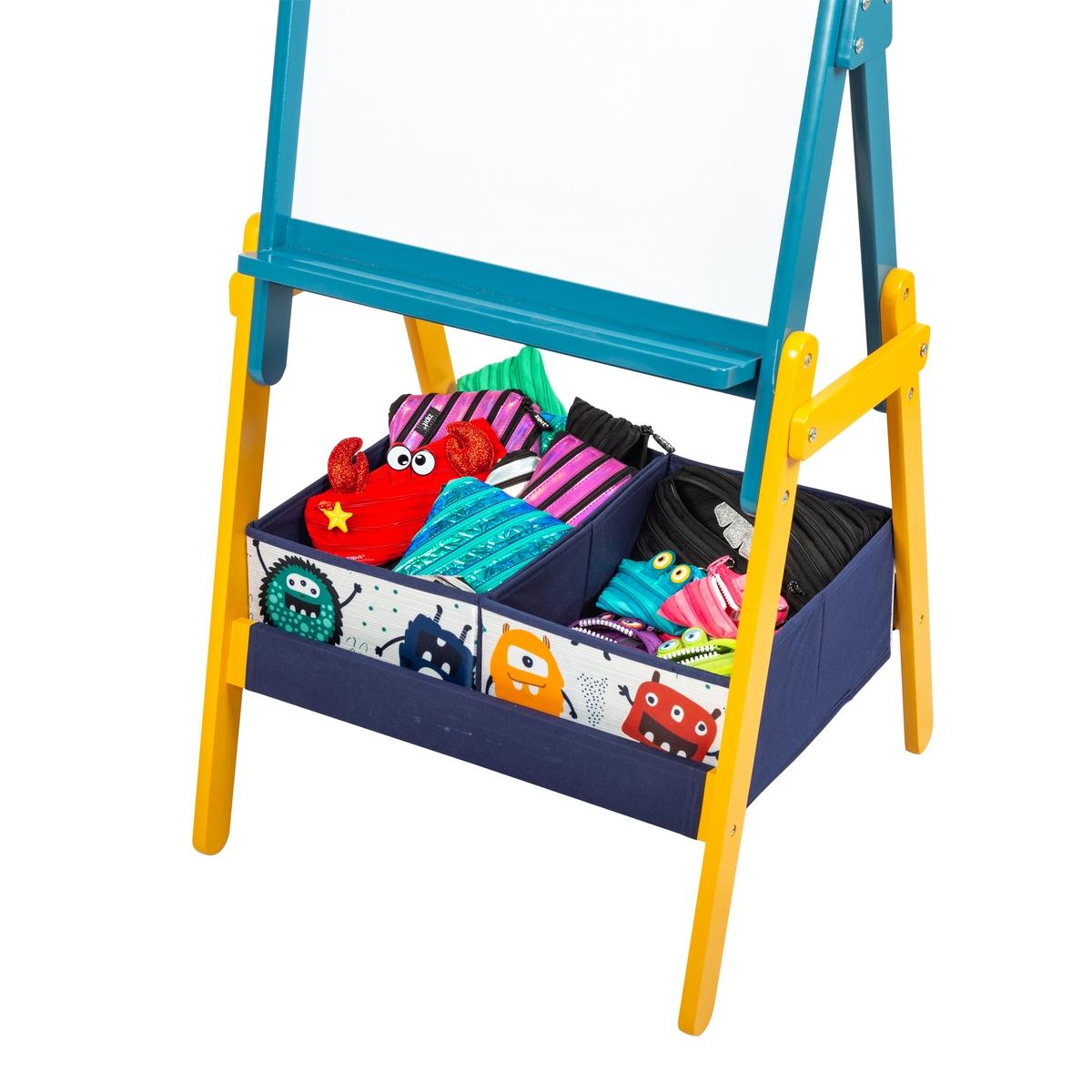 Children's wooden writing and drawing board, double-sided, with magnets - GHOSTS