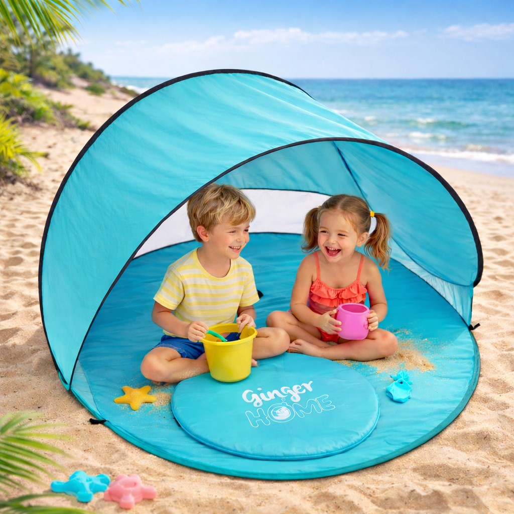 Детска палатка тип тента на плажа за игра на открито
