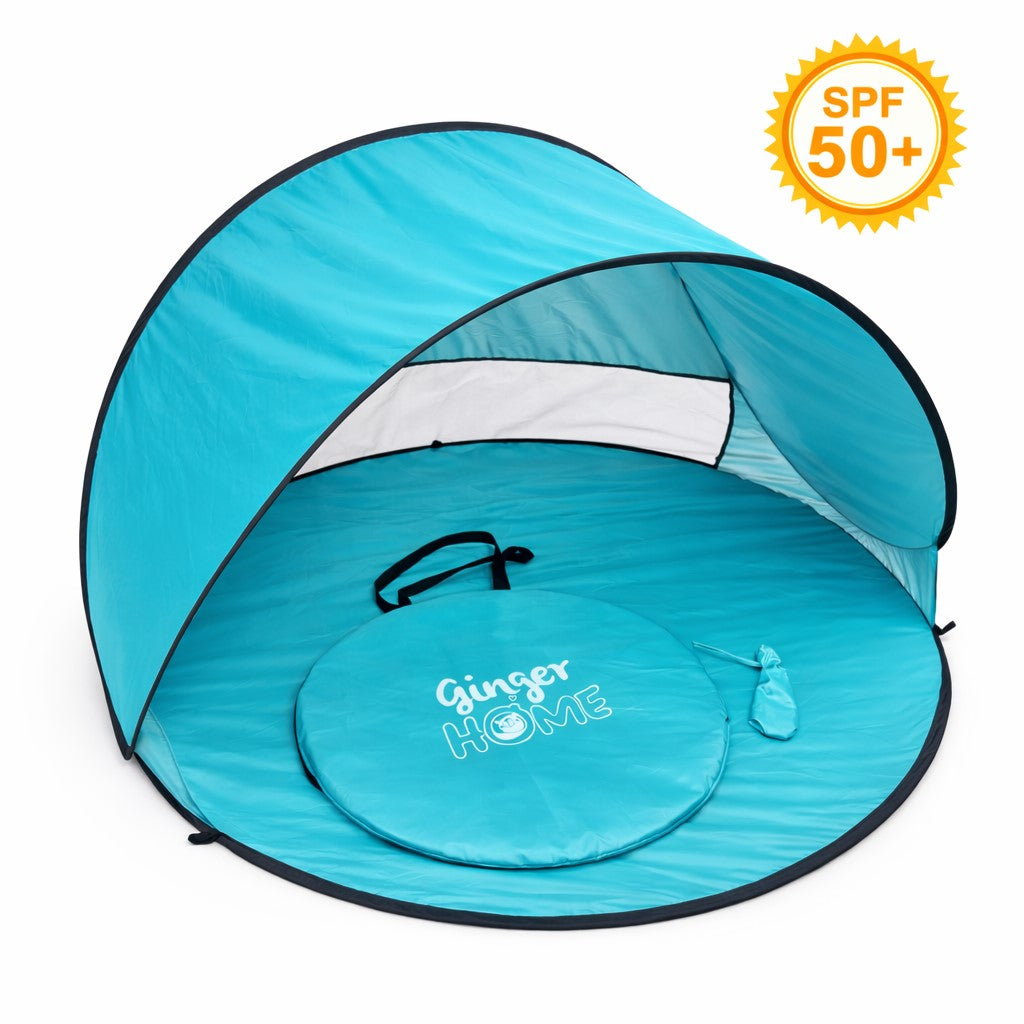 Детска pop-up палатка тип тента Ginger Home с UV защита 50+ в тюркоазен цвят