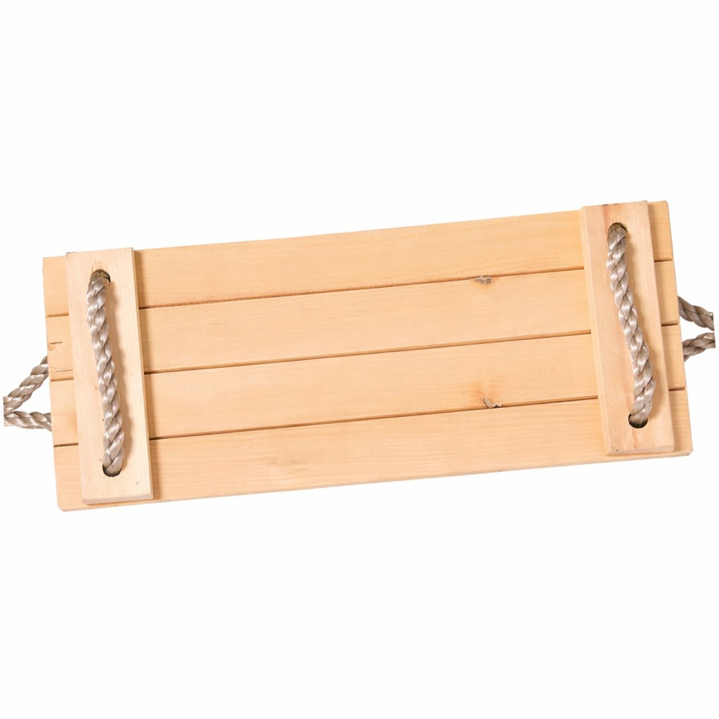 Долна част на дървена седалка на детска люлка, стабилна конструкция