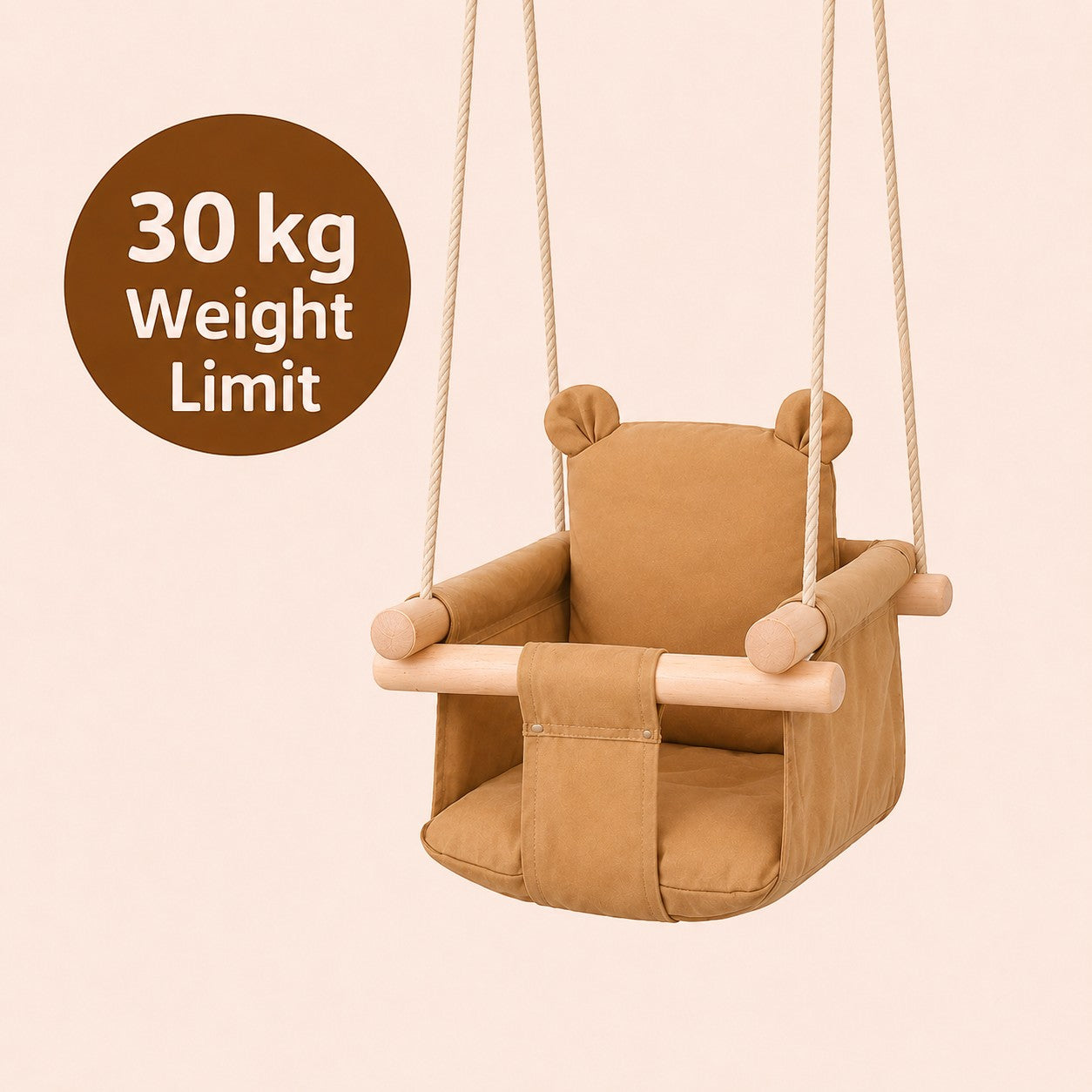 Бебешка текстилна люлка GINGER HOME с максимално натоварване до 30 кг
