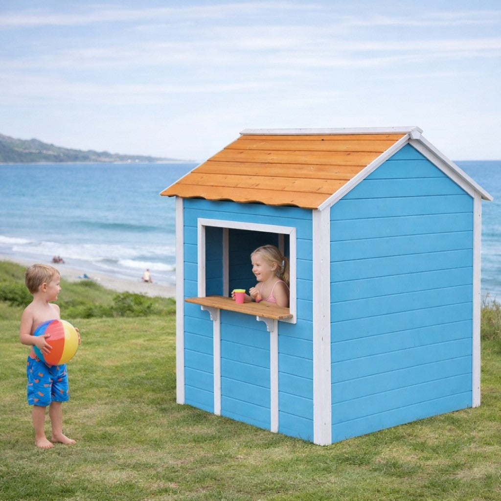 Детска къщичка за игра на открито GINGER HOME край море