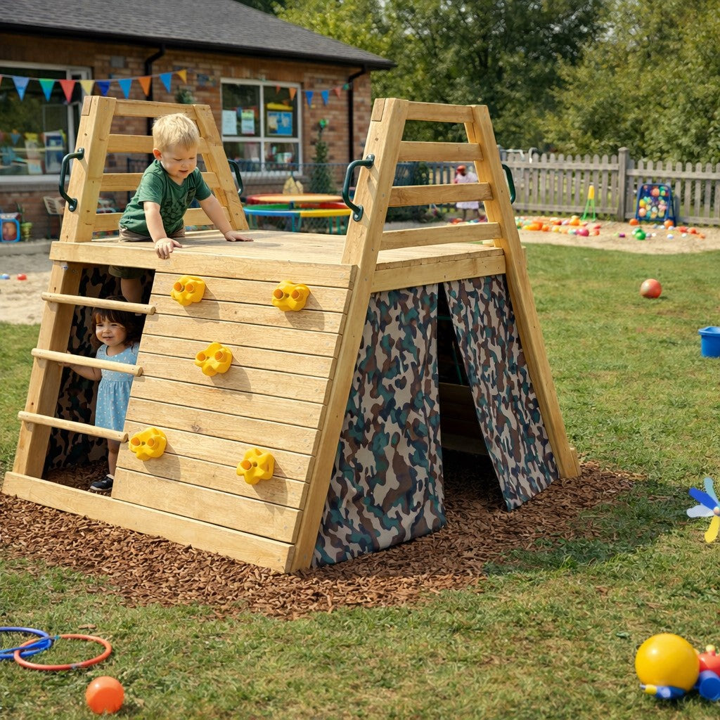 Детска пързалка за двор GINGER HOME в реална градинска среда

9️⃣