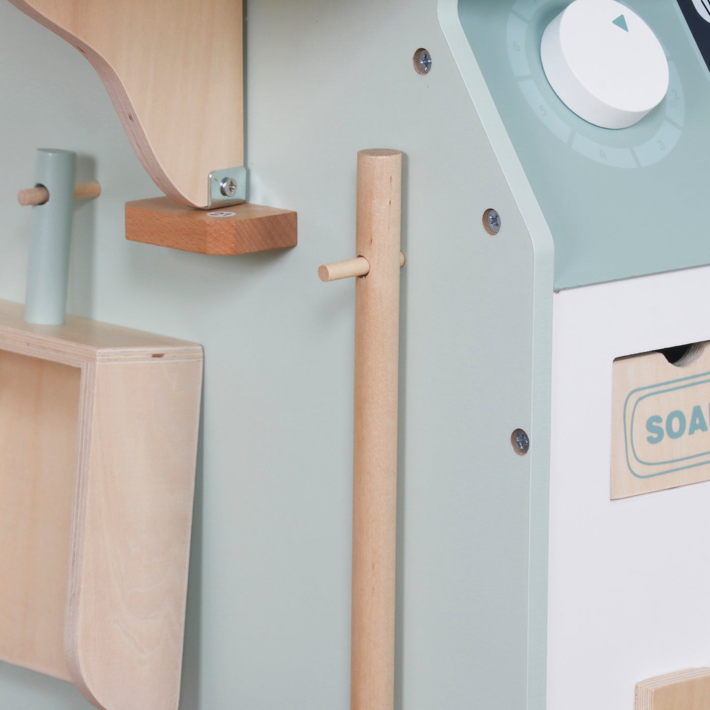 Детска пералня GINGER HOME – електронен контролен панел и въртящи копчета