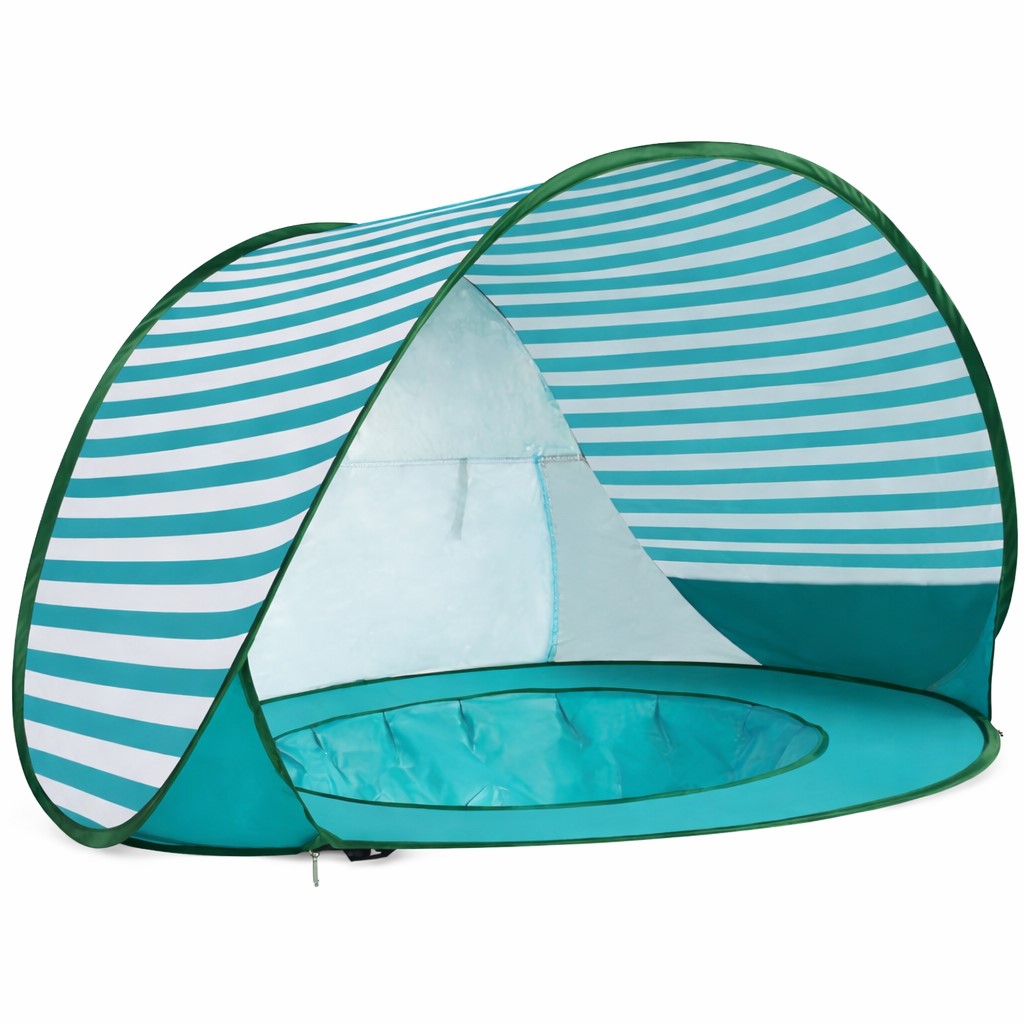 Детска pop-up палатка за игра – предна гледка, компактна и лека, GINGER HOME