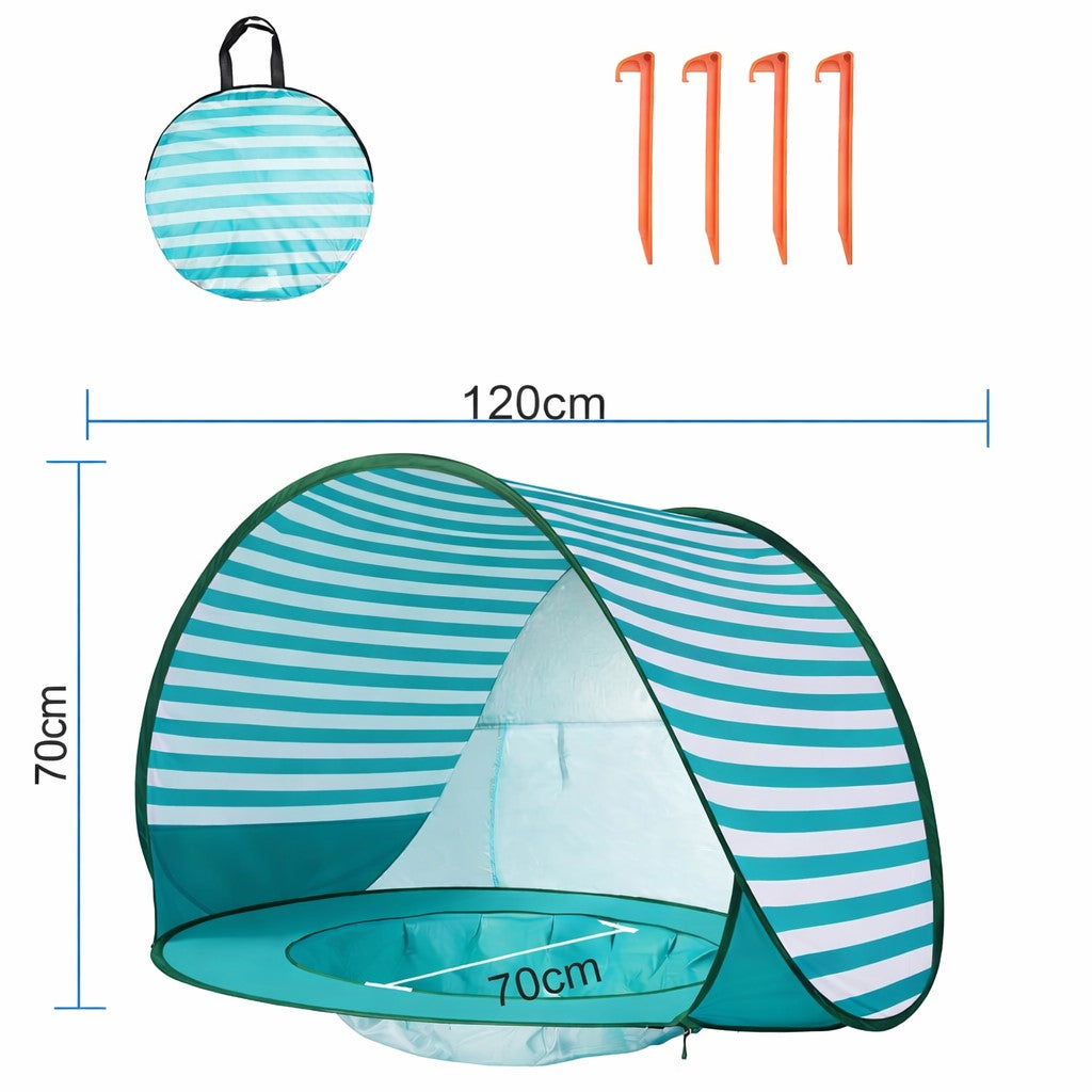 Размери на детска pop-up палатка за игра 120x80x70 см, GINGER HOME