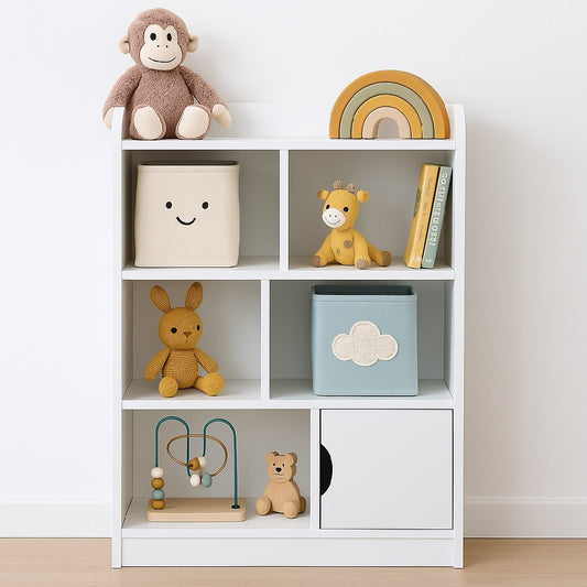 Детска секция GINGER HOME с книжки, играчки и декоративни кутии