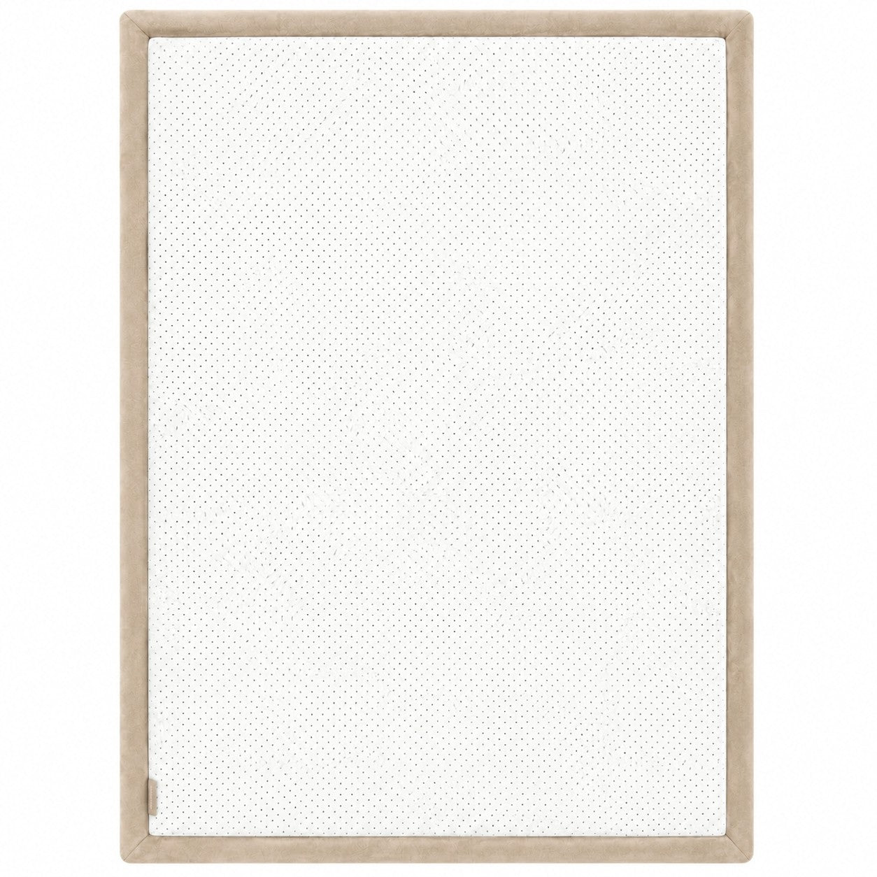Детски Мемори Килим GINGER HOME LOLLA, 150x200 см, 3,5 см Дебелина, Кадифено Мек Водоустойчив Горен Слой, Мемори Пяна, Противохлъзгаща Основа, Бежов