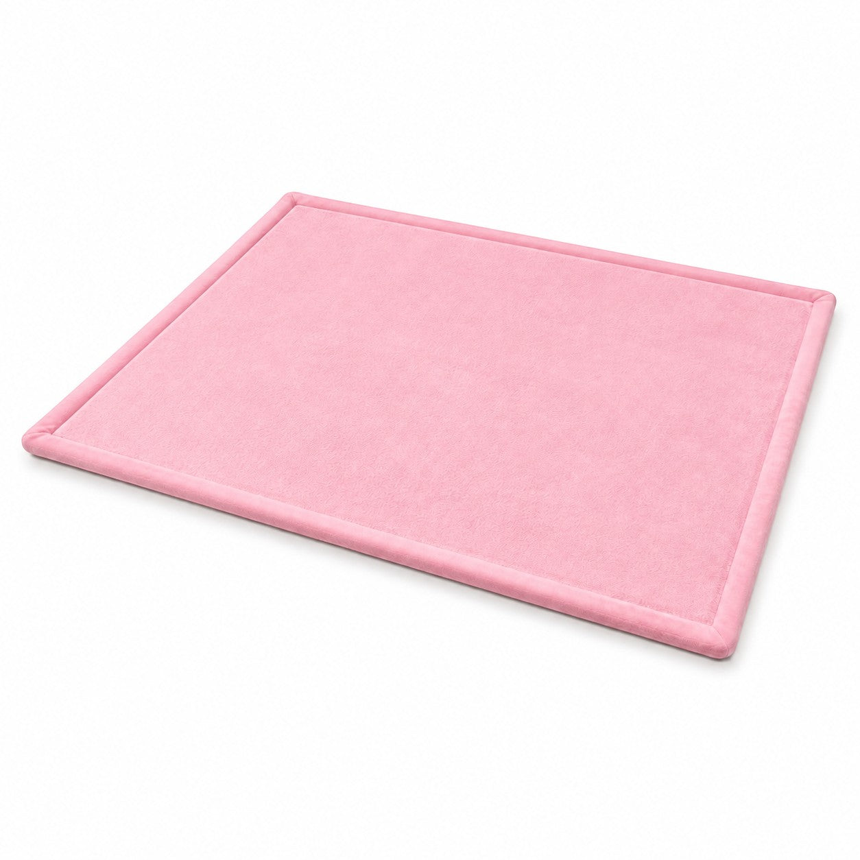 Детски Мемори Килим Ginger Home LOLLA, 150x200 См, 3,5 См Дебелина, Кадифено Мек Водоустойчив Горен Слой, Мемори Пяна, Противохлъзгаща Основа, Розов