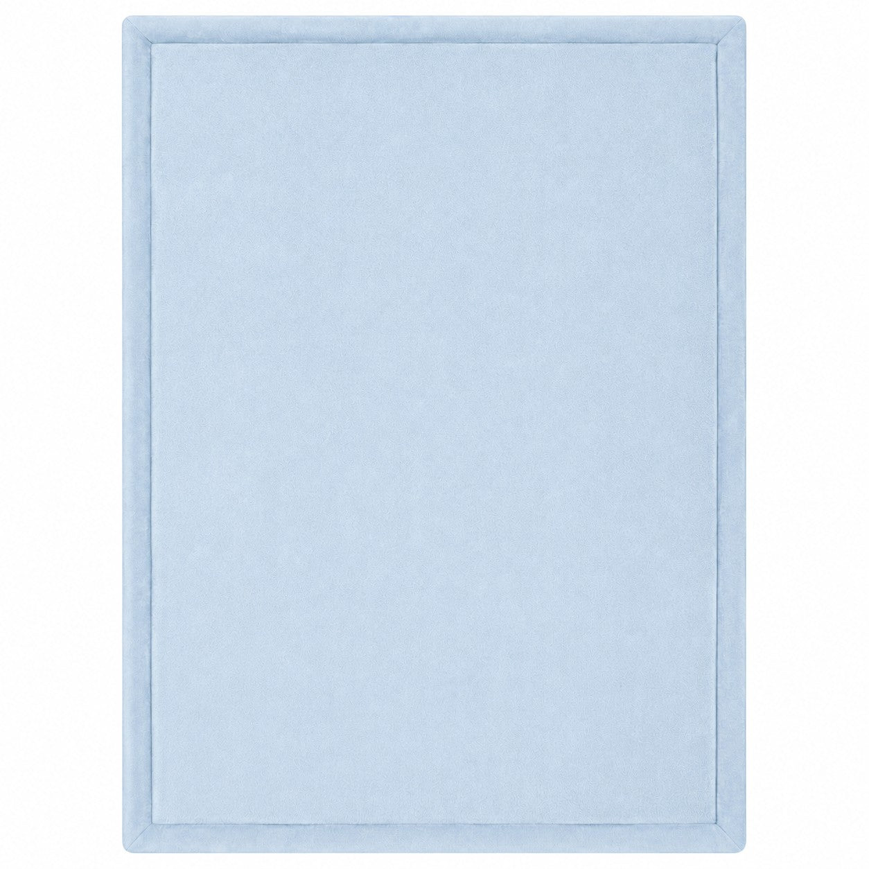Детски Мемори Килим GINGER HOME LOLLA, 150x200 см, 3,5 см Дебелина, Кадифено Мек Водоустойчив Горен Слой, Мемори Пяна, Противохлъзгаща Основа, Син