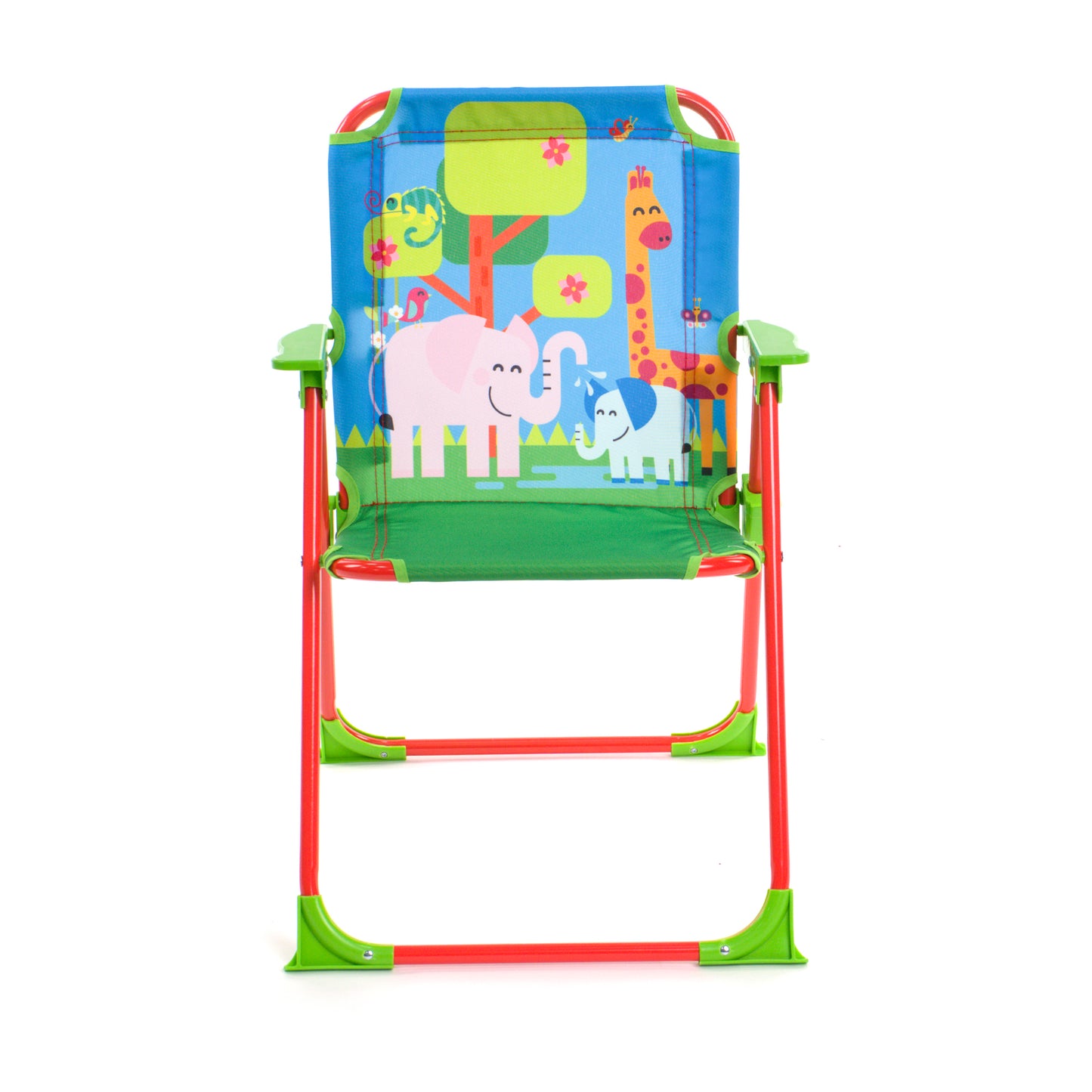 Children's folding chair TOFFY, with armrests - for the home, the garden and the beach