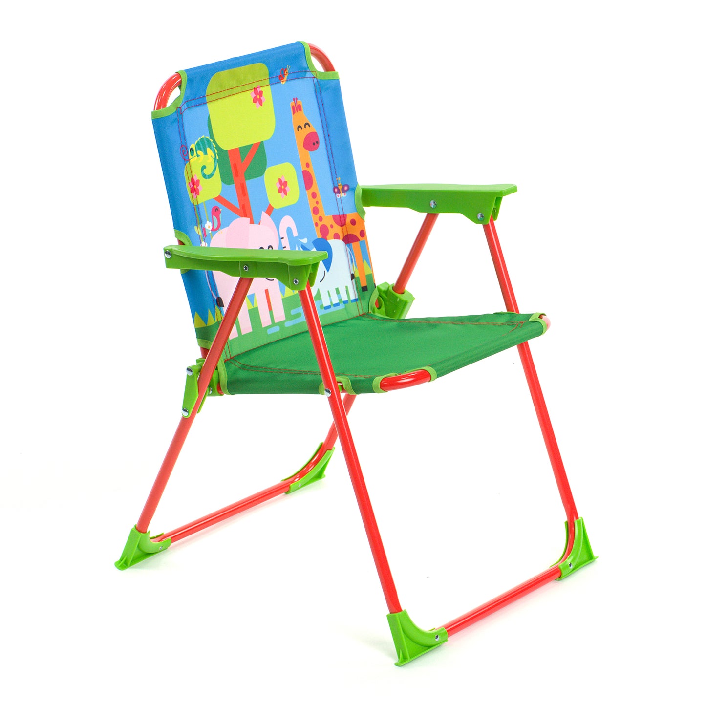 Children's folding chair TOFFY, with armrests - for the home, the garden and the beach